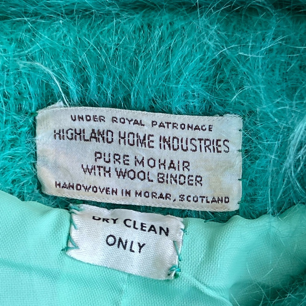 COAT Mohair With Wool Binder UNDER ROYAL PATRONAGE SCOTLAND - Picture 5 of 10